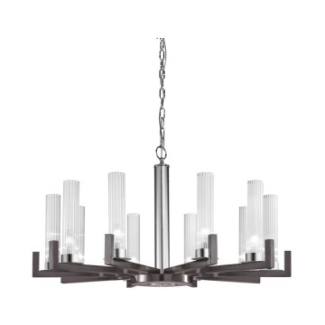 Kolarz 6009.81060 - Lustra ar ķēdi RAGGIO 10xE14/25W/230V matēta hroma