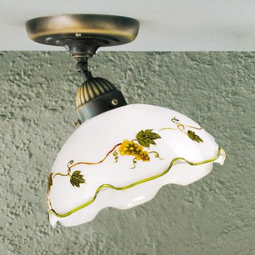 Kolarz 731.10.110 - Virsmas piestiprināma lustra NONNA 1xE27/75W/230V Ø 20 cm vīnsarkana