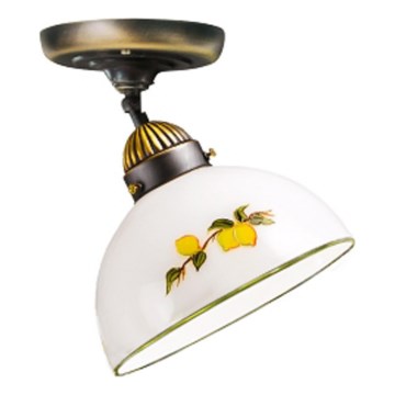 Kolarz 731.10.126 - Virsapmetuma lustra NONNA 1xE27/75W/230V d. 20 cm citroni