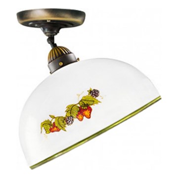 Kolarz 731.10.136 - Virsapmetuma lustra NONNA 1xE27/75W/230V d. 30 cm vīnogas/zemenes