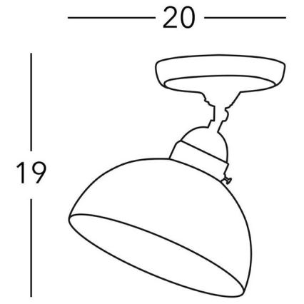 Kolarz 731.10.53 - Lampa NONNA 1xE27/75W/230V