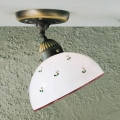 Kolarz 731.10.68 - Virsapmetuma lustra NONNA 1xE27/75W/230V d. 30 cm sarkana