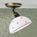 Kolarz 731.10.69 - Virsapmetuma lustra NONNA 1xE27/75W/230V d. 20 cm sarkana