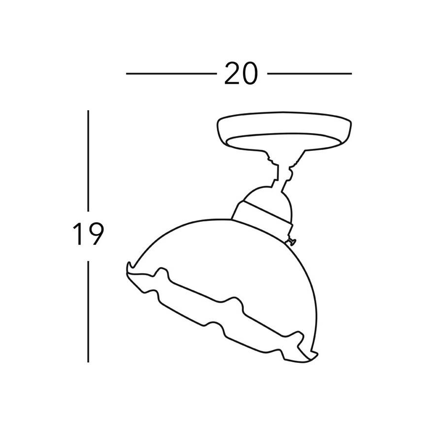 Kolarz 731.10.73 - Lampa NONNA 1xE27/75W/230V