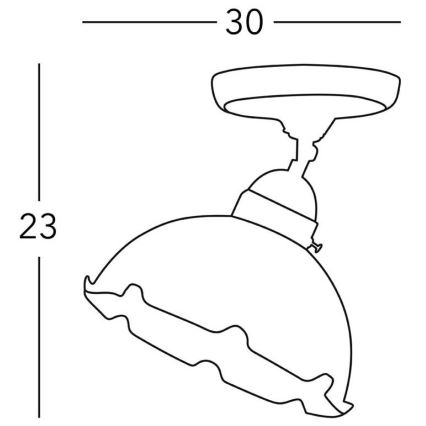 Kolarz 731.10.74 - Lampa NONNA 1xE27/75W/230V