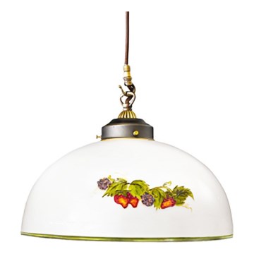 Kolarz 731.30.121 - Lustra ar auklu NONNA 1xE27/75W/230V d. 20 cm vīnogas/zemenes