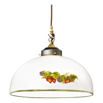 Kolarz 731.30.136 - Lustra ar auklu NONNA 1xE27/75W/230V d. 30 cm vīnogas/zemenes