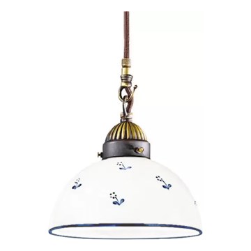 Kolarz 731.30.16 - Lustra ar auklu NONNA 1xE27/75W/230V d. 20 cm zila