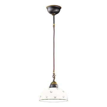 Kolarz 731.30.20 - Lustra ar auklu NONNA 1xE27/75W/230V d. 20 cm zaļa