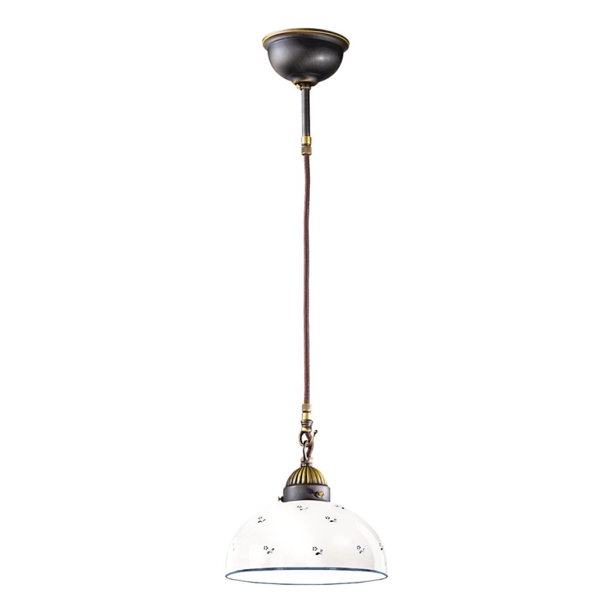 Kolarz 731.30.24 - Lustra ar auklu NONNA 1xE27/75W/230V d. 30 cm zila