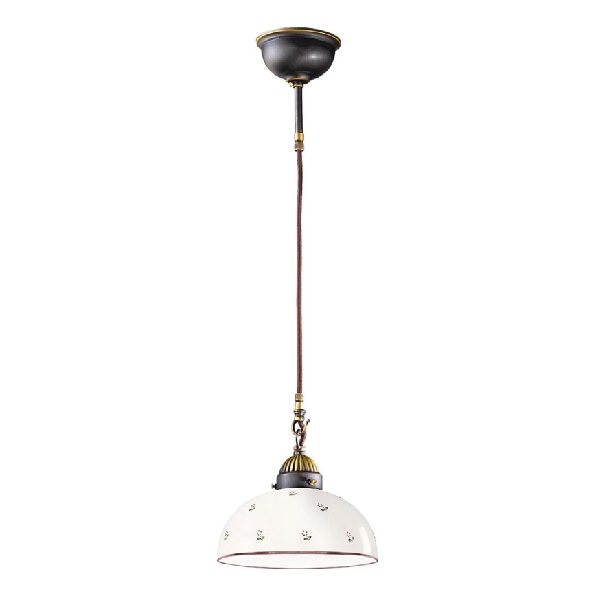 Kolarz 731.30.27 - Lustra ar auklu NONNA 1xE27/75W/230V d. 30 cm zaļa