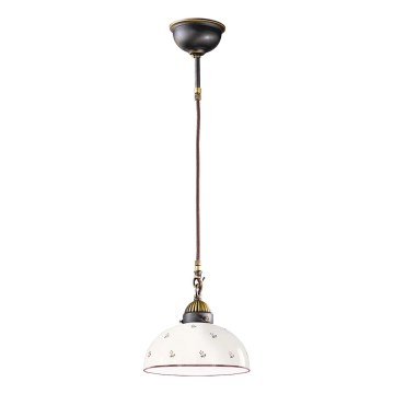 Kolarz 731.30.68 - Lustra ar auklu NONNA 1xE27/75W/230V d. 30 cm sarkana