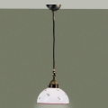 Kolarz 731.30.69 - Lustra ar auklu NONNA 1xE27/75W/230V d. 20 cm sarkana