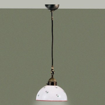 Kolarz 731.30.69 - Lustra ar auklu NONNA 1xE27/75W/230V d. 20 cm sarkana