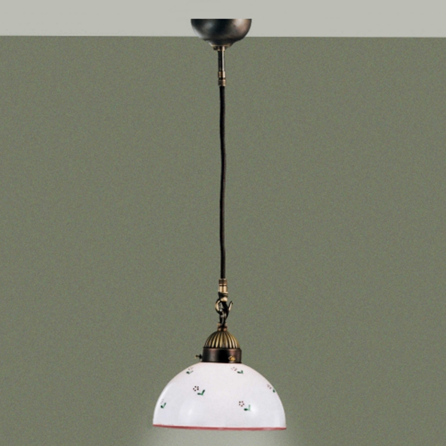 Kolarz 731.30.69 - Lustra ar auklu NONNA 1xE27/75W/230V d. 20 cm sarkana