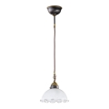 Kolarz 731.30.73 - Lustra ar trosi NONNA 1xE27/75W/230V balta