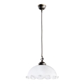 Kolarz 731.30.74 - Pakaramā lampa uz vada NONNA 1xE27/75W/230V, balta