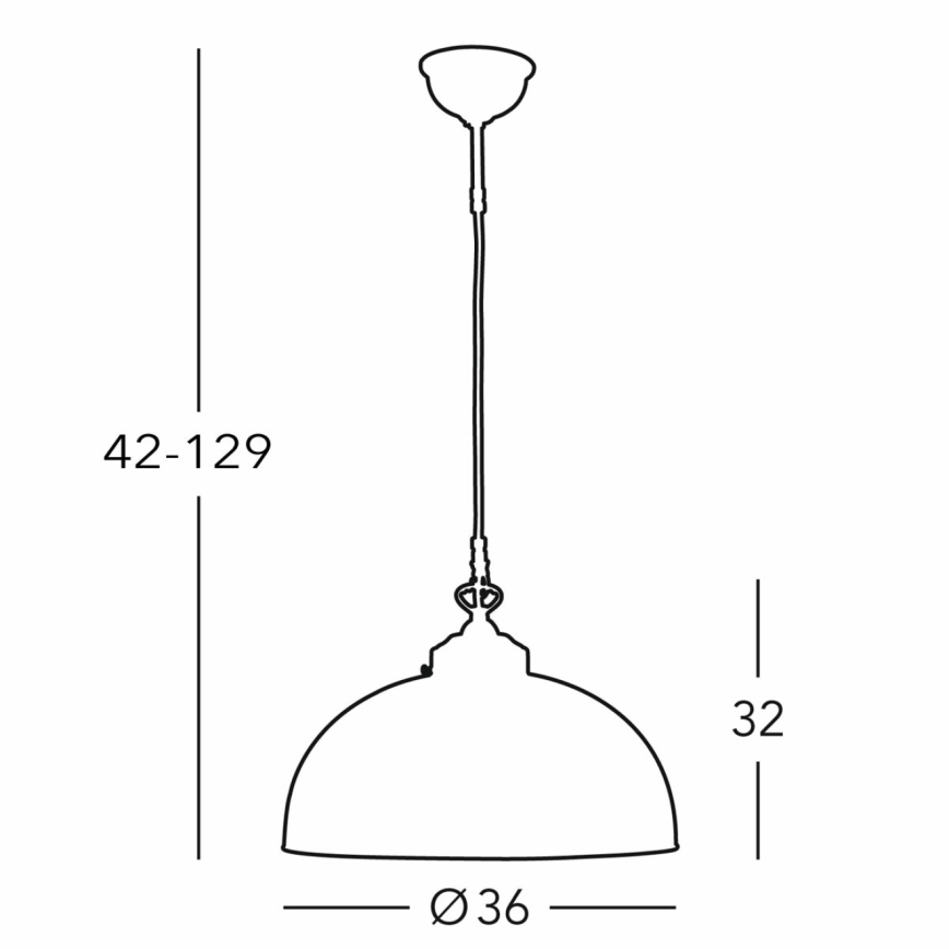 Kolarz 731.32.102 - Lustra ar auklu NONNA 1xE27/75W/230V d. 36 cm briedis zaļa