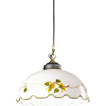 Kolarz 731.32.112 - Piekaramā lampa uz vada NONNA 1xE27/75W/230V Ø 36 cm vīna krāsa