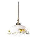 Kolarz 731.32.118 - Pakaramā lampa uz troses NONNA 1xE27/75W/230V Ø 36 cm, citronu krāsā