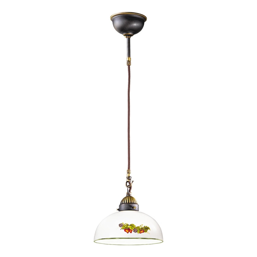 Kolarz 731.32.139 - Lustra ar auklu NONNA 1xE27/75W/230V d. 36 cm vīnogas/zemenes