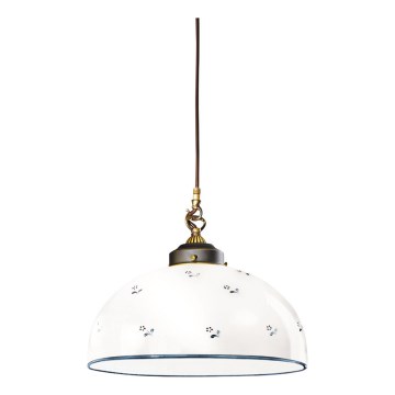 Kolarz 731.32.19 - Lustra ar auklu NONNA 1xE27/75W/230V d. 36 cm zila