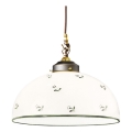 Kolarz 731.32.28 - Lustra ar auklu NONNA 1xE27/75W/230V d. 36 cm zaļa