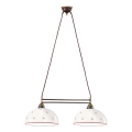 Kolarz 731.82.68 - Lustra ar auklu NONNA 2xE27/75W/230V sarkana