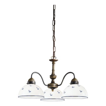 Kolarz 731.83.16 - Lustra ar ķēdi NONNA 3xE27/75W/230V zila