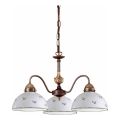 Kolarz 731.83.20 - Lustra ar ķēdi NONNA 3xE27/75W/230V zaļa
