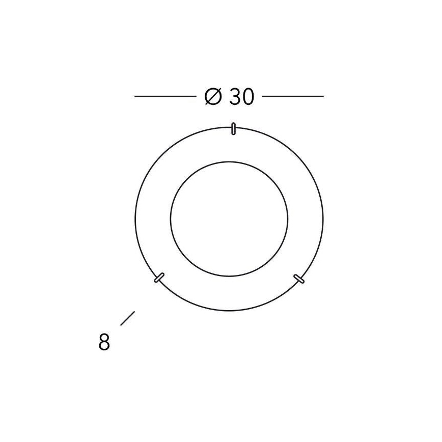 Kolarz A1306.11.3 - Griestu gaismeklis MOON 1xE27/60W/230V