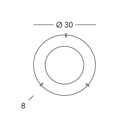 Kolarz A1306.11.5 - Griestu gaismeklis MOON 1xE27/60W/230V