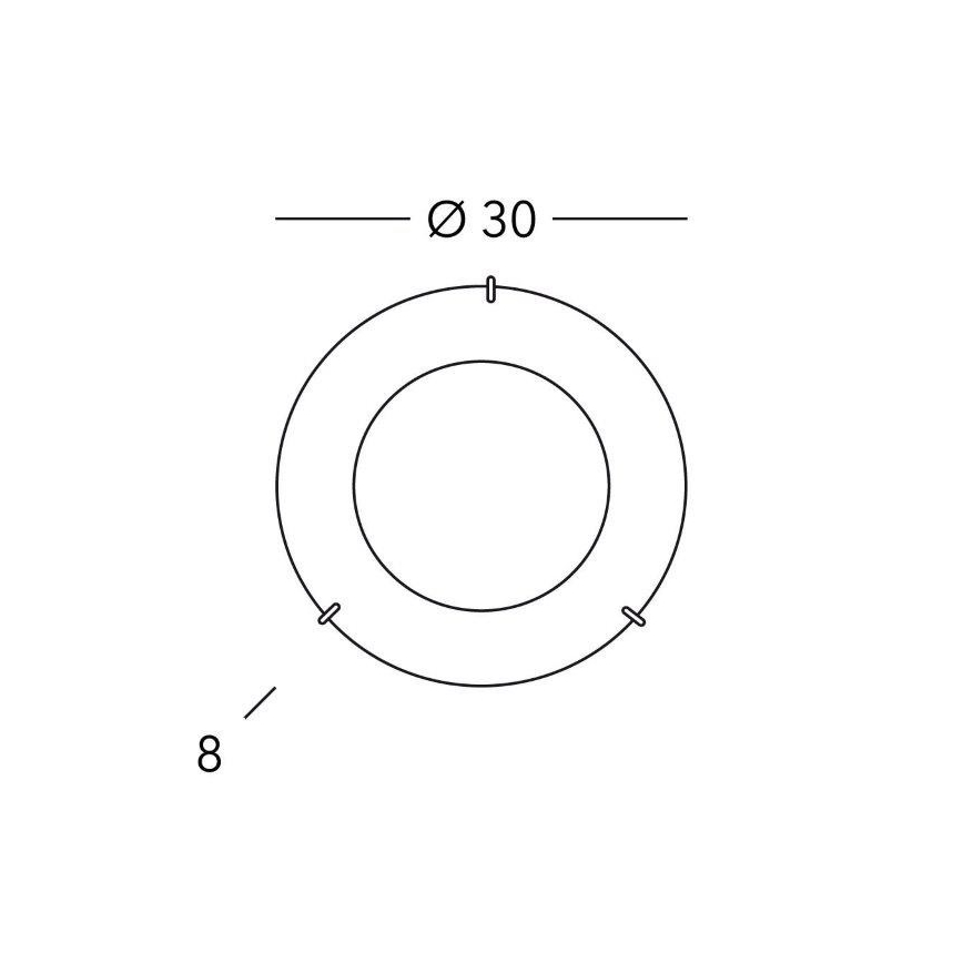 Kolarz A1306.11.5 - Griestu gaismeklis MOON 1xE27/60W/230V