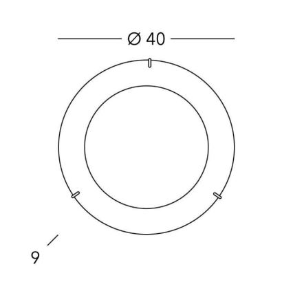 Kolarz A1306.12.4 - Griestu gaismeklis MOON 2xE27/60W/230V