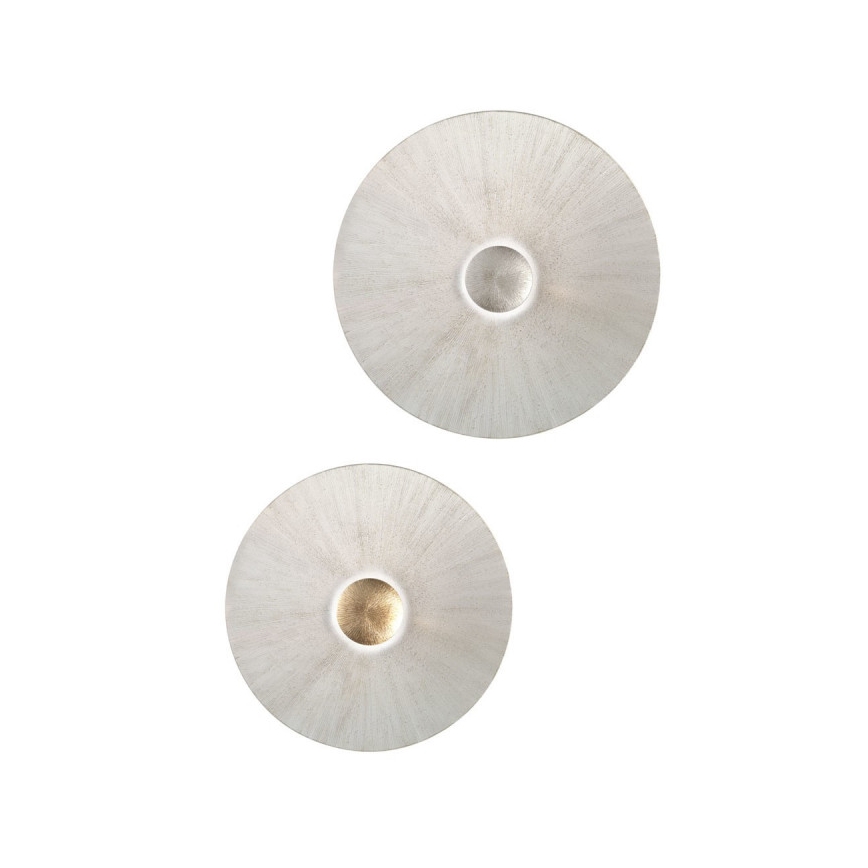 Kolarz A1306.61XL.Wm.SunWg - Sienas lampa MOON 1xE27/100W/230V balta