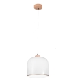 Kolarz A1352.31.Au - Lustra ar auklu NONNA 1xE27/60W/230V ozols/balta/zelta