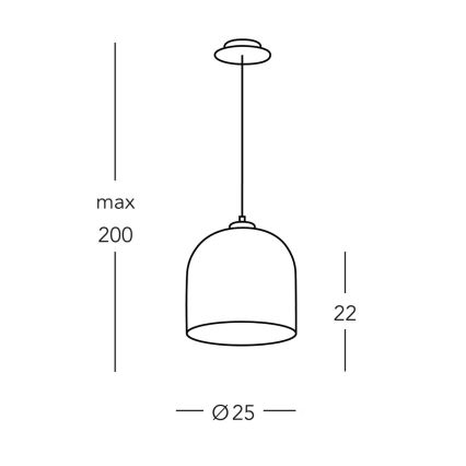 Kolarz A1352.31.Au - Lustra ar auklu NONNA 1xE27/60W/230V ozols/balta/zelta