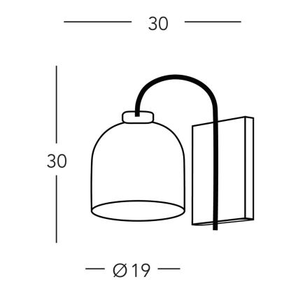 Kolarz A1352.61.G - Sienas lampa NONNA 1xE27/60W/230V ozols/balta/zaļa