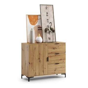 Komoda ar atvilktnēm LORA ozola artisan