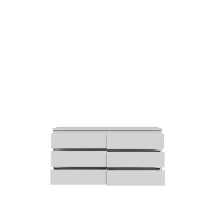 Komoda ar atvilktnēm MAO, balta