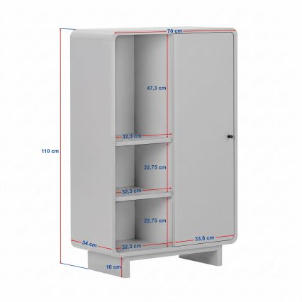 Komoda KABIN 70x110x34 cm ozols