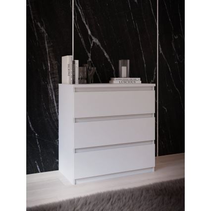 Komoda MAO ar atvilktnēm, balta