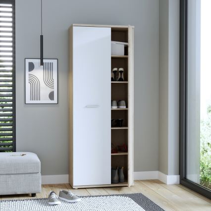 Komode/Apavu skapis SIMO Sonoma ozols/balta