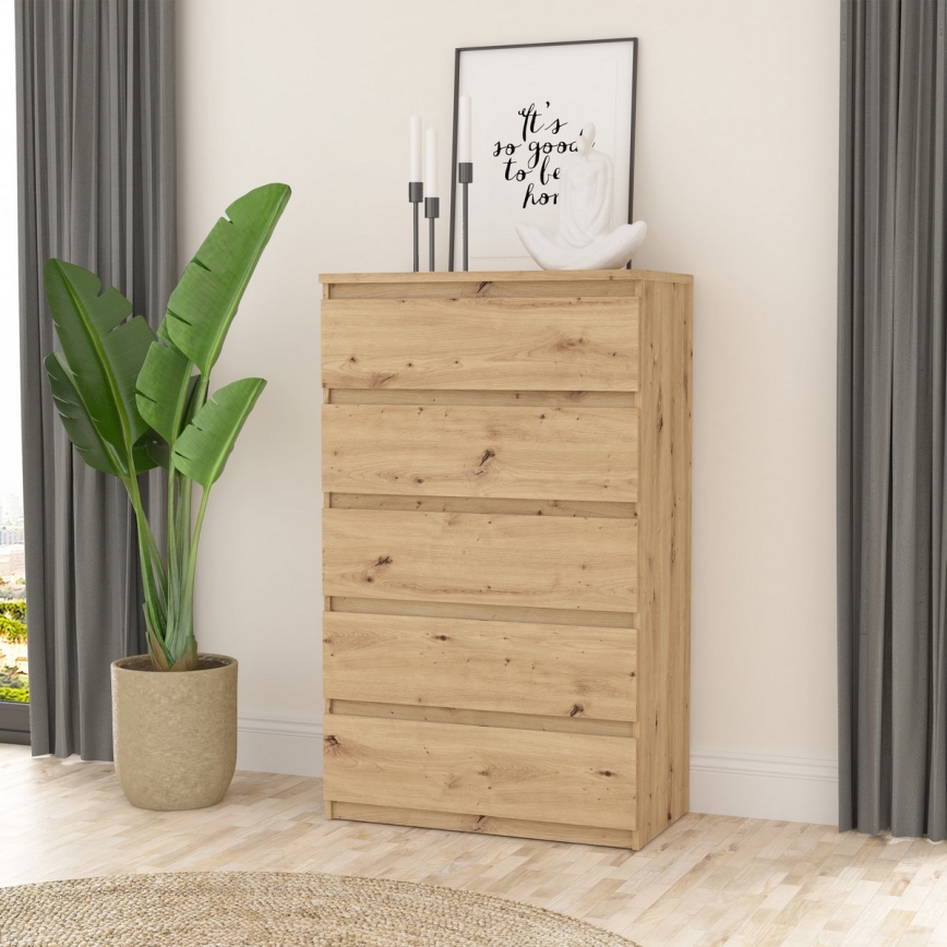 Komode ar atvilktnēm MAO, artisan ozols