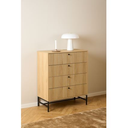 Komode ar atvilktnēm OLIVIA, ozols