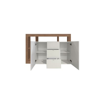 Komode LENOR balta/ozols