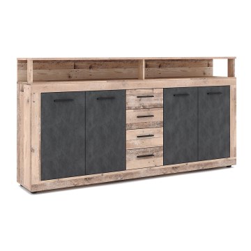 Komode RUNA gaiši brūna/antracīts