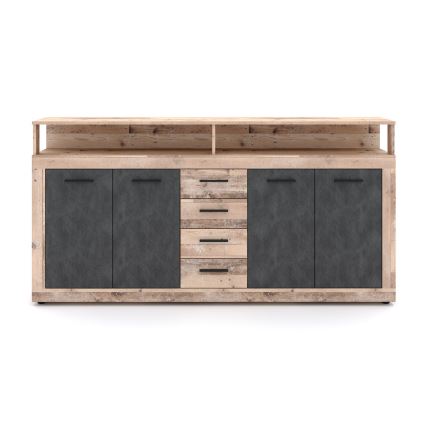 Komode RUNA gaiši brūna/antracīts