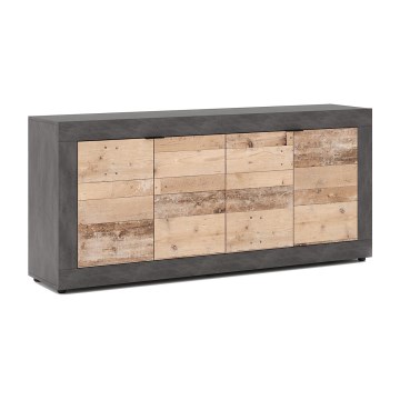 Komode RUNEA gaiši brūna/antracīta