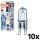 Komplekts 10x cepeškrāsns halogēna spuldzes HALOPIN G9/25W/230V 2700K - Osram